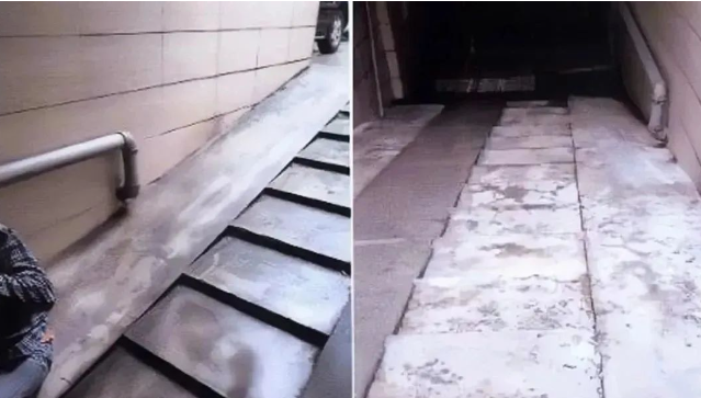 地面清洗前后照片